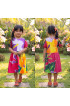Hand Painted Rayon Kids Dress